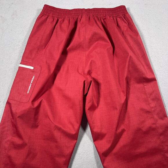 Under‎ Armour Pants Mens Large Red ColdGear Snow Ski Outdoor Zip Pockets Winter - Picture 11 of 13